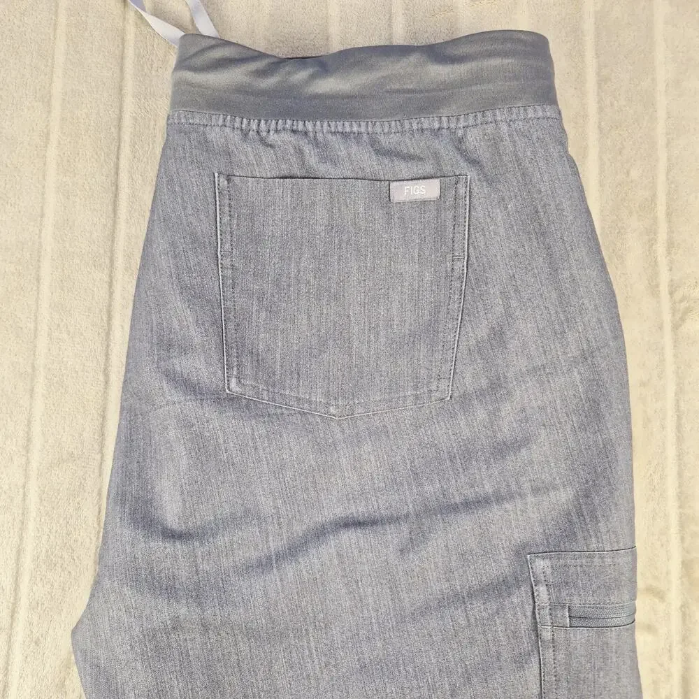 Figs Technical Collection Mens Pants XL Gray Stretch Scrub Performance Defects